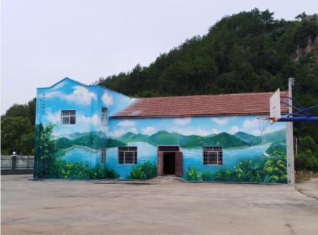 蓝山彩绘墙绘一般制作的位置