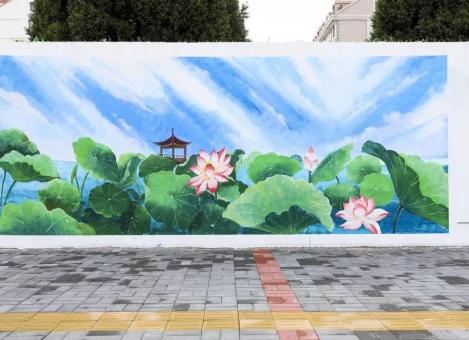 蓝山墙绘施工材料制作工艺说明