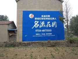 蓝山农村墙体广告的长尾效应