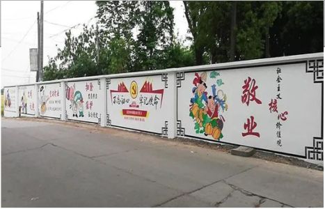 蓝山手绘墙画在现实中主要有哪些应用？