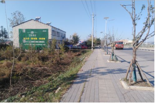 蓝山书山南院墙体广告