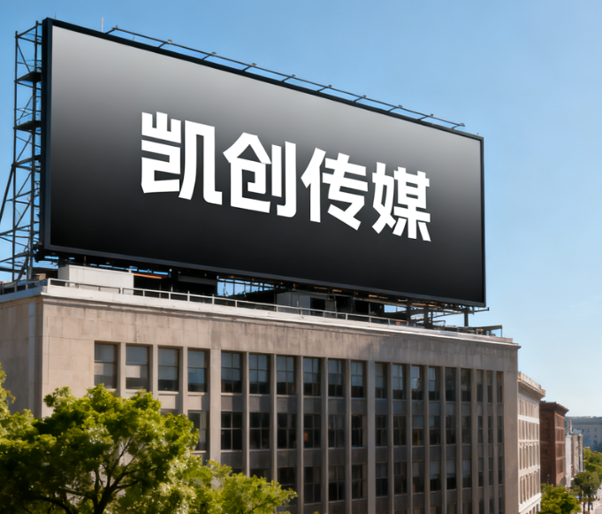 蓝山户外广告牌的设计与制作